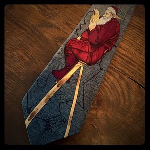 Norman Rockwell Christmas Tie 🎅🏻 🎄